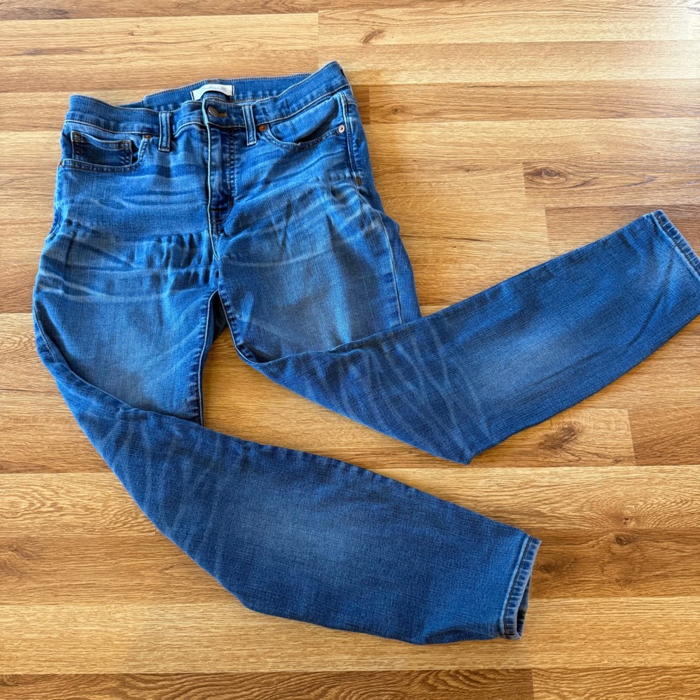 Madewell 9" High Rise Skinny Jeans Women's Size 28 Medium Wash